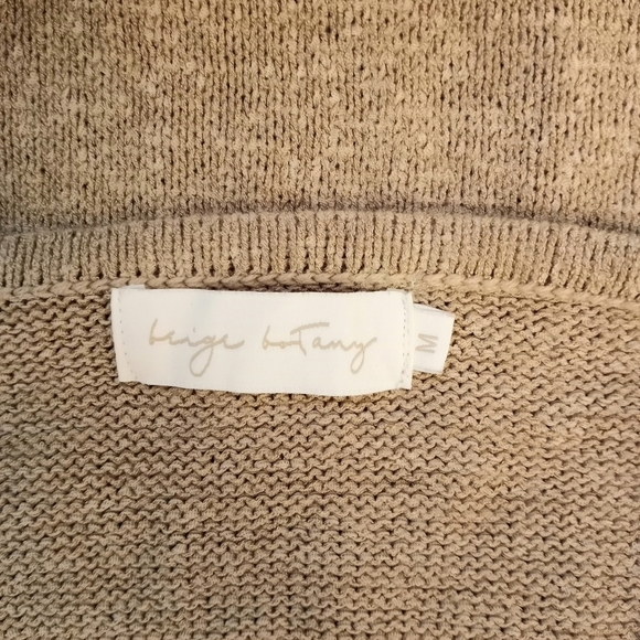 Beige Botany Bohemian Knit Coastal Bodycon Cut Out Y2K Indie Sleeze Maxi… - Picture 8 of 8